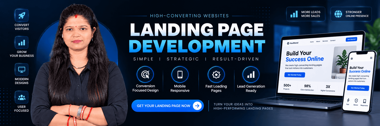 LANDING PAGE DEVELOPMENT