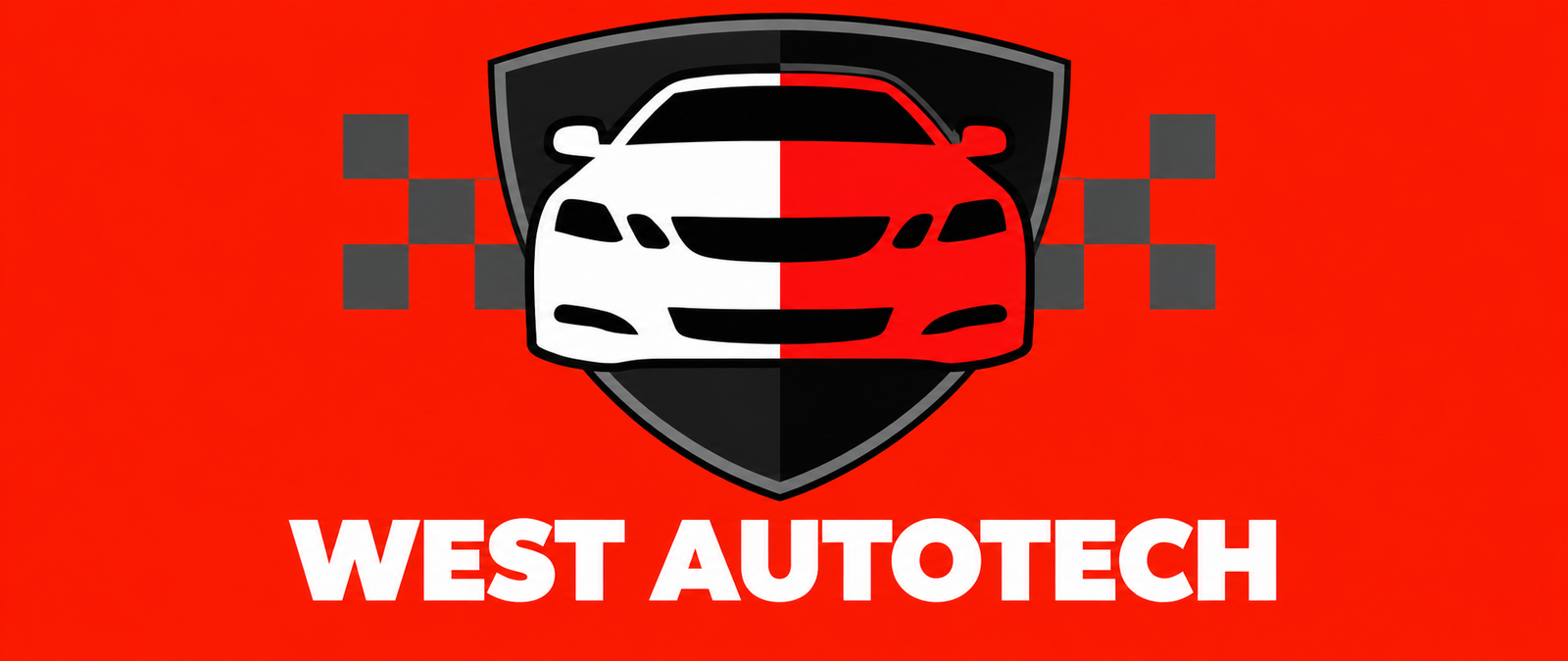 Generated image_ Bold Red Automotive Shield Logo